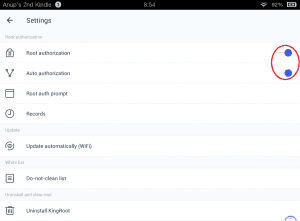 Make Sure the Root Authorization is Enabled
