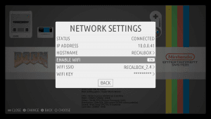Network Settings Recalbox