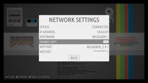 Network Settings Recalbox